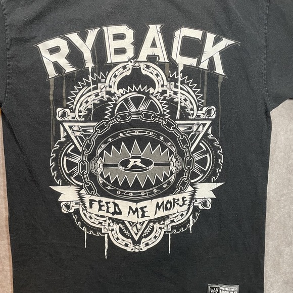 WWE Wrestling Ryback Feed Me More Black T Shirt Men Size M - Picture 3 of 6